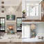 Lustre de style maison de campagne avec finition en bois vieilli, luminaire rustique à 5 lumières pour la salle à manger, le vestibule et le salon, à hauteur réglable et à intensité variable
