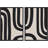 Geometric Line Shape Mid Century Modern Black Abstract Spiral Neutral Decor Framed On Canvas 2 Pieces Print Wall Art-96427522-96427516