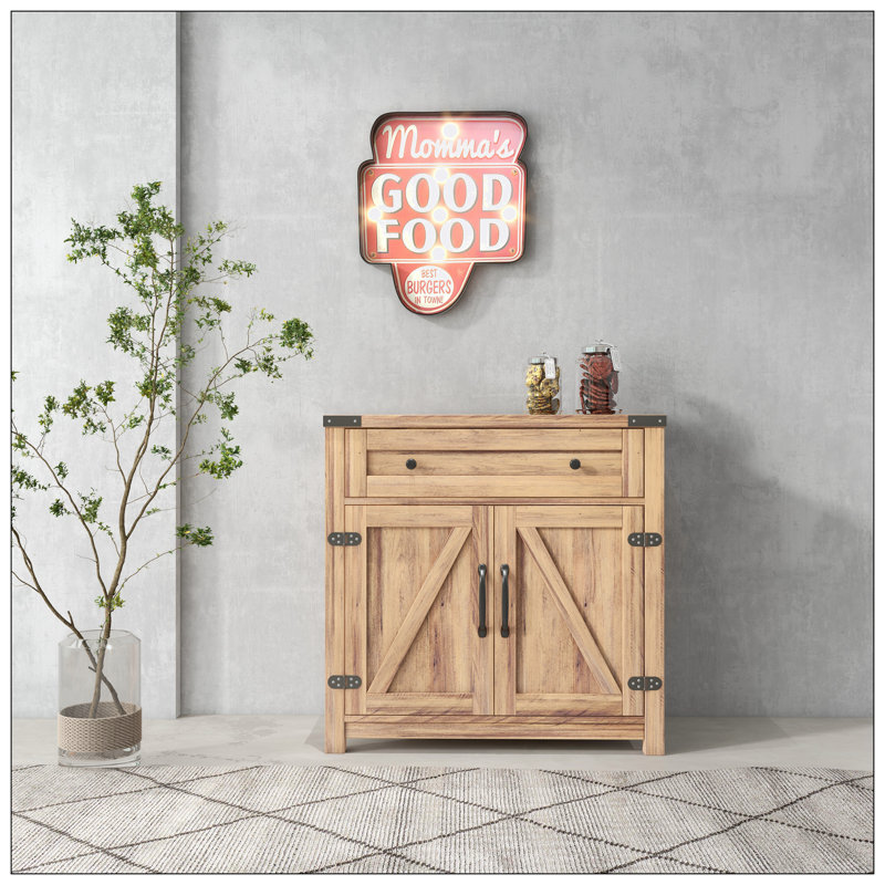 Armoire d'appoint Chellsie, Jaune vif