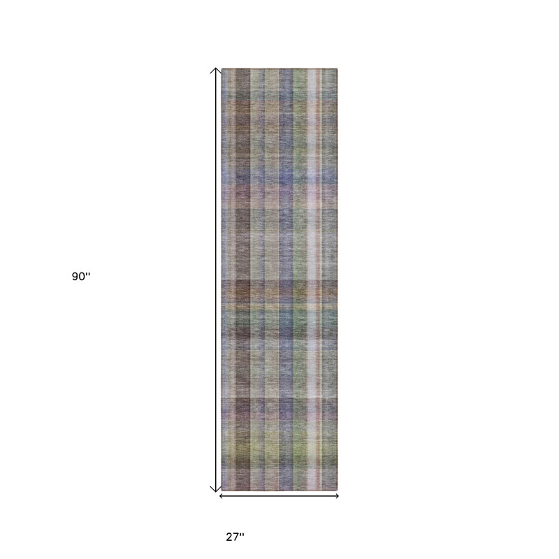 Tapis de couloir d'extérieur 8 pi