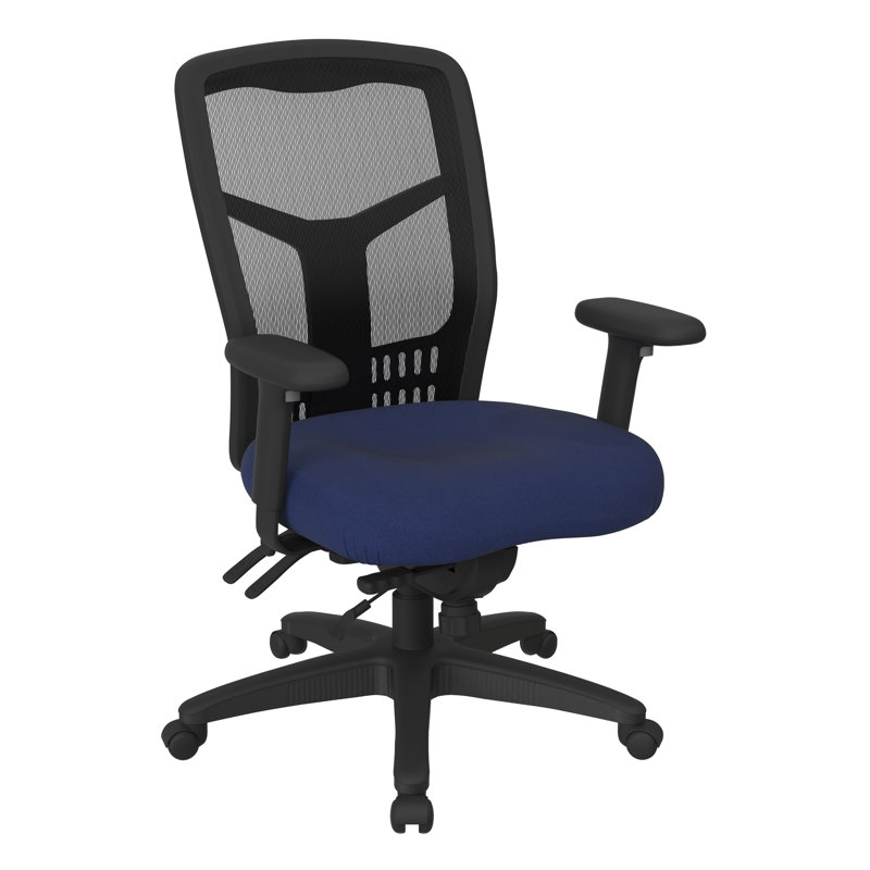 Chaise de travail ergonomique ProGrid, Icône - marine