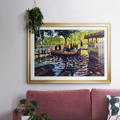 " La Grenouillère " by Claude Monet