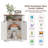 Corner Bathroom Cabinet With Open Storage & Adjustable Shelf-1623765794