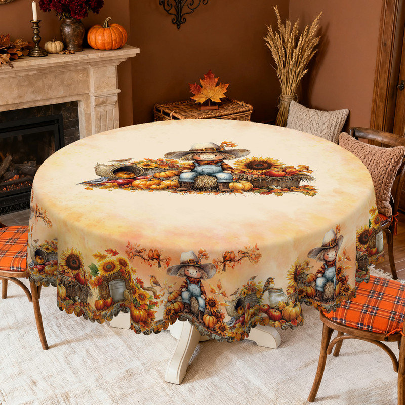 Nappe en polyester lavable Autumn Harvest