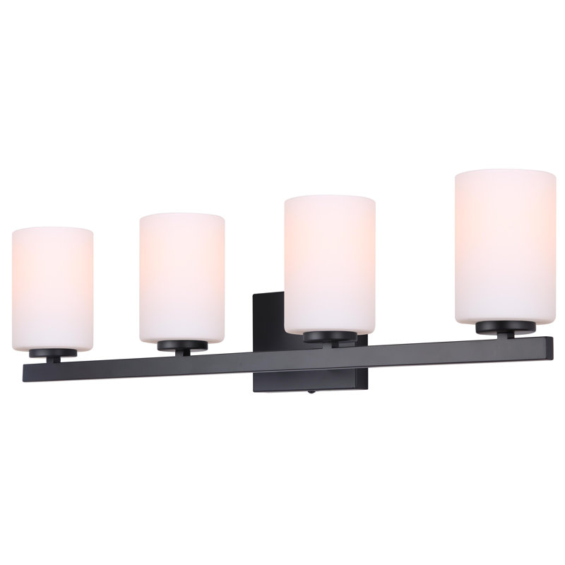 Lolethia 4 - Light Dimmable Vanity Light, Matte Black