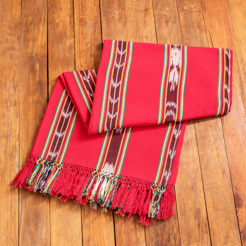 Novica Handmade Family Joy Cotton Tablecloth