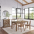 Freels 6 - Person Extendable Four Leg Base Dining Set