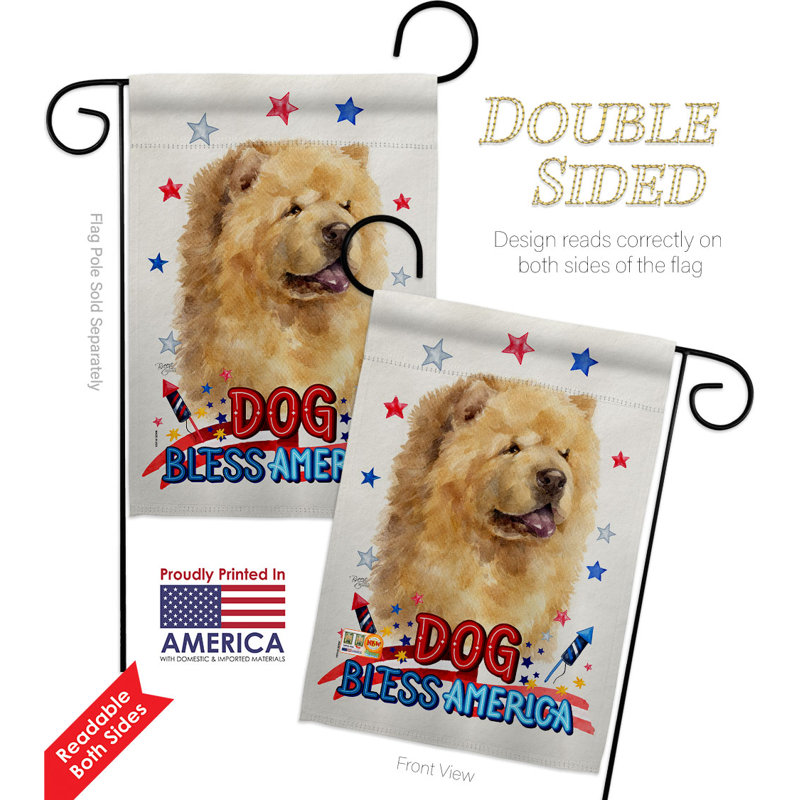Double Sided 18.5'' H x 13'' W Polyester Animal Garden Flag