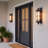 23" Large Outdoor Wall Lantern with Clear Glass,  Classical Exterior Wall Lantern, Industrial Exterior Wall Sconce for Porch, Garage, and Entryway