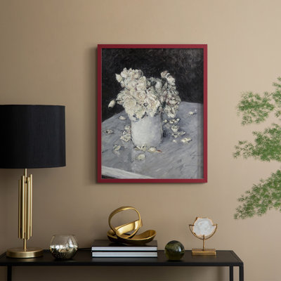Impression florale vintage encadrée Lxxxv - bois massif