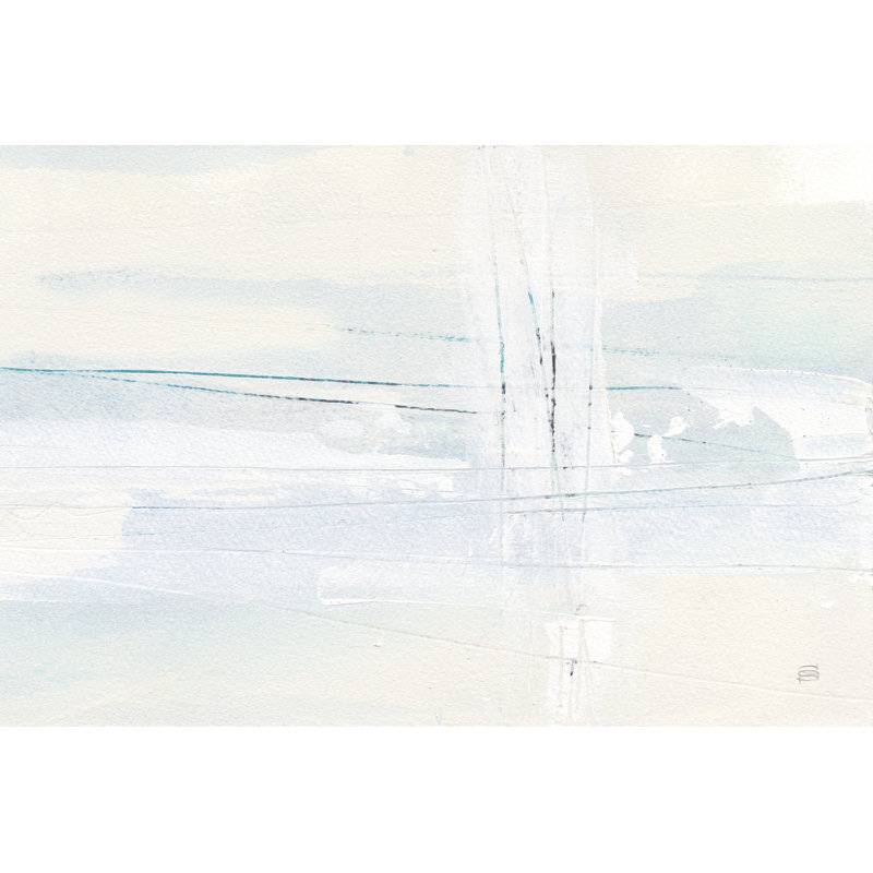 Bleu incisé I, H 20 po x l 30 po