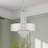 5 - Light Dimmable Drum Chandelier