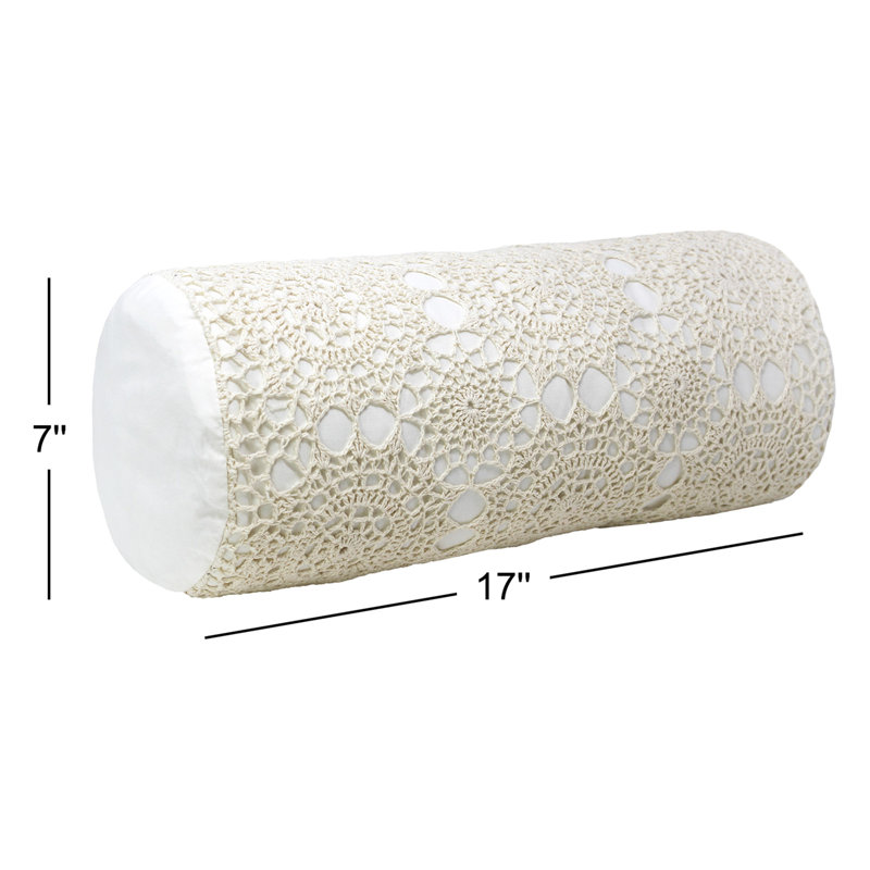 Coussin en coton fait à la main, Beige