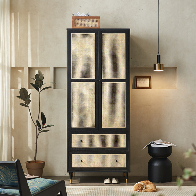 Armoire moderne et simple, Noir