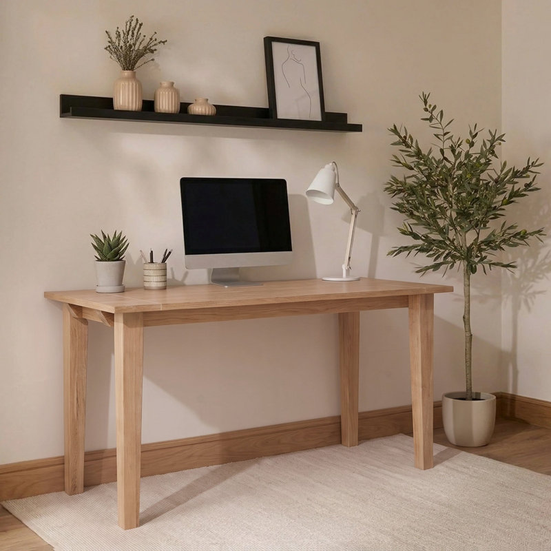 Computer Desk, Whitewash Top