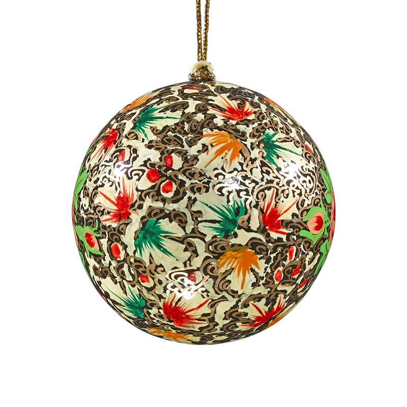 7.62cm Handmade Paper Plants & Flowers Bauble