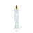 12" Clear And Gold Twisted Crystal Tabletop Taper Candlestick