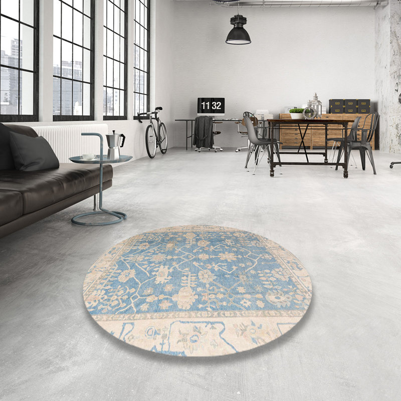 Oriental Indoor Rug, Round 8'