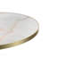 Table bistro ronde et moderne 31,5 pouces avec plateau tulipe et plateau en faux marbre, facile à assembler, structure en métal robuste-796354547