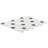 Eterna Hex 1" x 1" Glass Mosaic Wall & Floor Tile