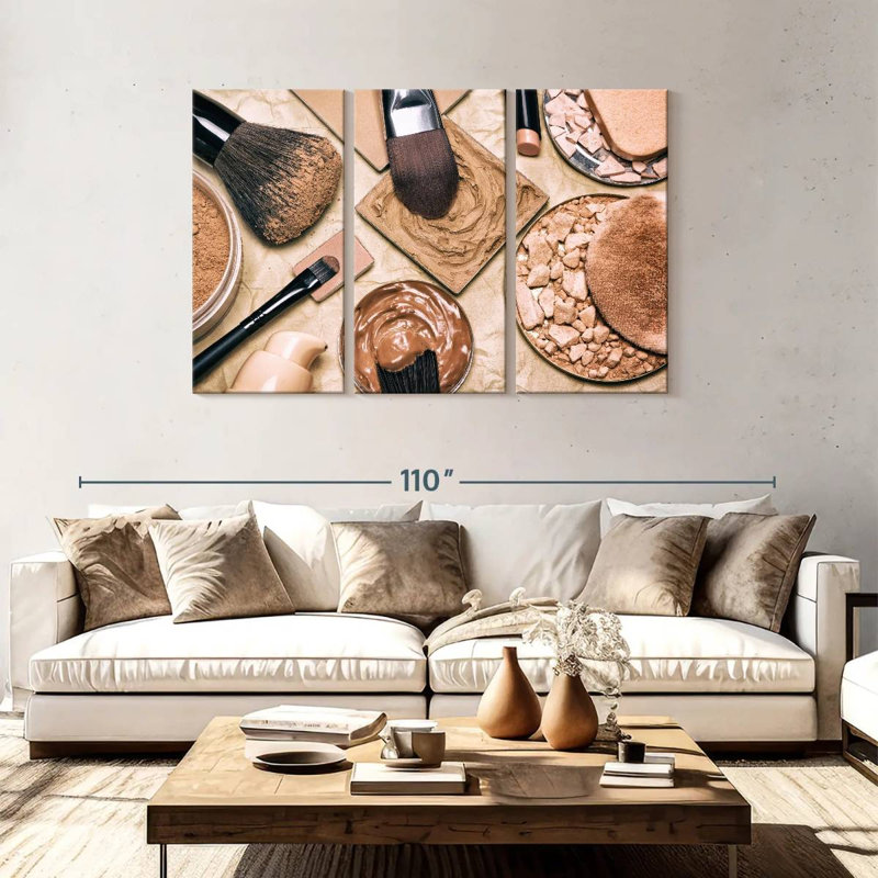 Shuttleworth Neutral Toned Makeup, 48" H x 74" W