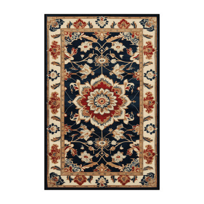 Machine Washable Art Deco Brown Area Rug