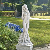 Goddess Venus Aphrodite Callipygous Erotic Art Nude Female Statue Sculpture  9.8 inches