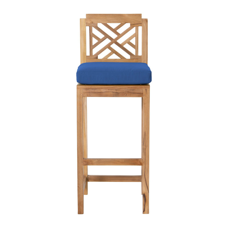 Monterey Solid Wood Bar Set with Stools, Sapphire