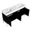 60" Freestanding Bathroom Vanity With Resin Double Sink