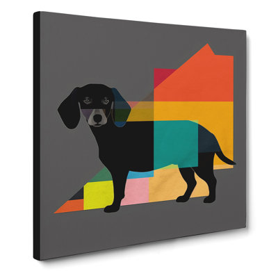 Dachsund Suprematism No.1 - No Frame Print