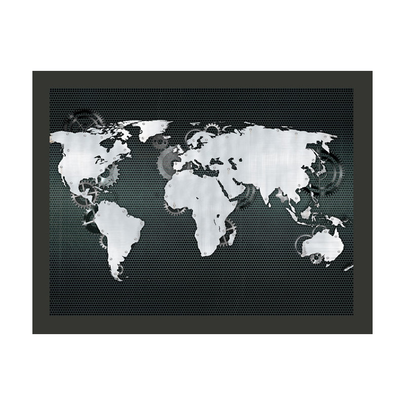 Mechanical World Wallpaper, 154 cm x 200 cm