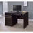 Cappuccino 2-Drawer Computer Desk