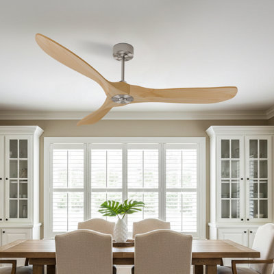 60" 3-Blade Standard Ceiling Fan with Remote Control