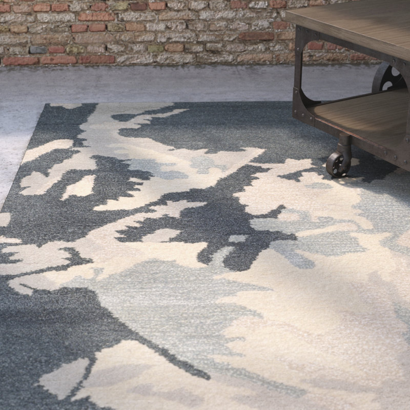 Tapis en laine et viscose touffeté à la main Jefferson, Rectangle 8 pi x 10 pi