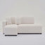 Canapé modulaire en laine faisant face à gauche avec méridienne-1160135469-1160135467