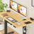 Eric Height Adjustable Standing Desk, 100% Bamboo Desktop-796140280-796140281