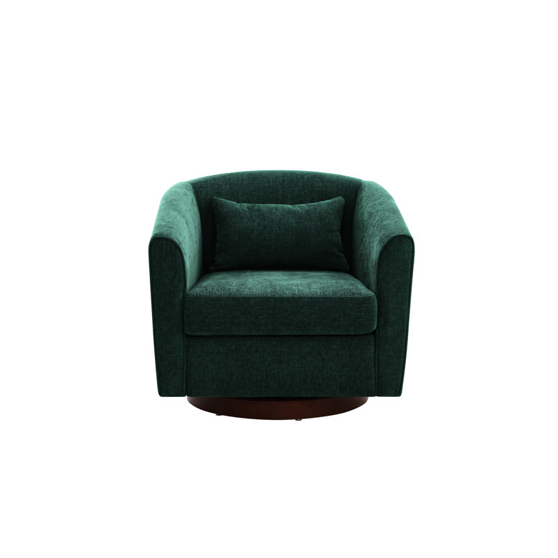 Chaise en chenille pour la vie - base pivotante à 360 degrés et pièce en bois