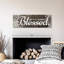 «Blessed Grateful», reproduction sur toile-92518771