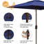 Parasol de marché carré 6 pi Nahlani-267458428