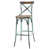 Oak Seat/Blue Frame