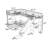 Metal Bunk Bed With L-Shaped Desk, USB Ports And Slide-1751049414