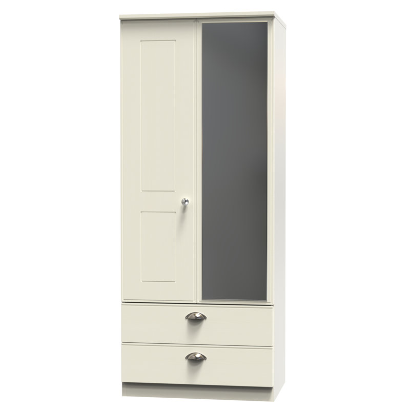 Conners Manufactured Wood Wardrobe, Cream Ash