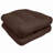 Marina Decoration Premium Thick Comfy Patio Seat Pads Fiber Fill Tufted Tie-Less Pillows 19 x 19 x 5 Inch Textured Solid Cover Indoor Outdoor Chair Cushions, 2 Count Pack Black Color-86796914-112653714