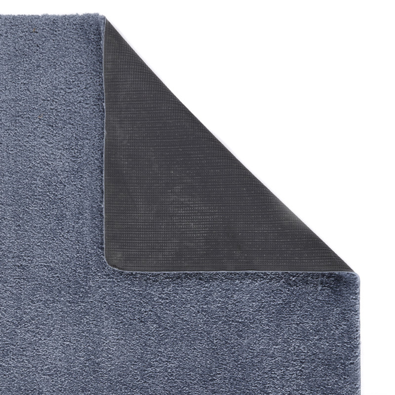 My Lux Deep Pile Smoke Blue Rug, Rectangle 60 x 100cm