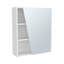 Pharmacie, 1 porte, 5 tablettes, 1 miroir