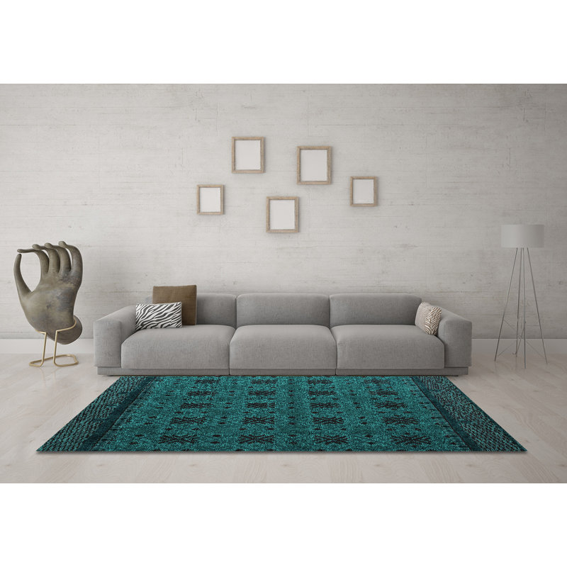 Jacleen Washable Geometric Indoor Rug, Runner 2' x 5'