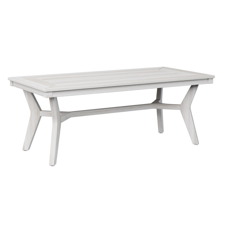 Berlin Gardens Mayhew Rectangular Coffee Table, Seashell