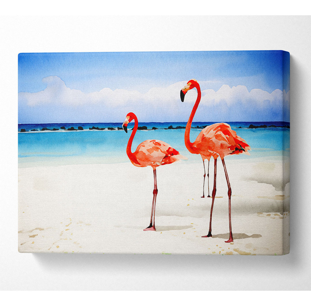 Flamingo Paradies - Druck