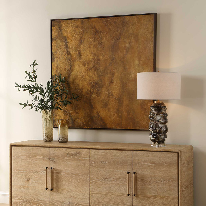 Uttermost Burn Hand Painted Canvas