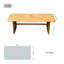 MIMO 7 -Piece Solid Wood Outdoor Dining Set